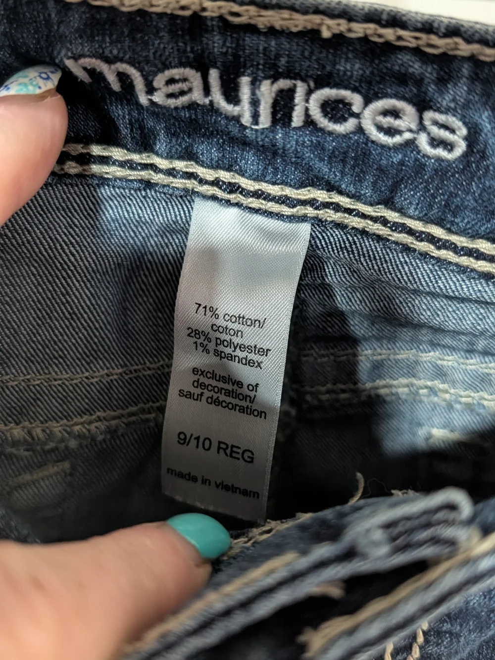 Maurices Dark Blue Bootcut Jeans
